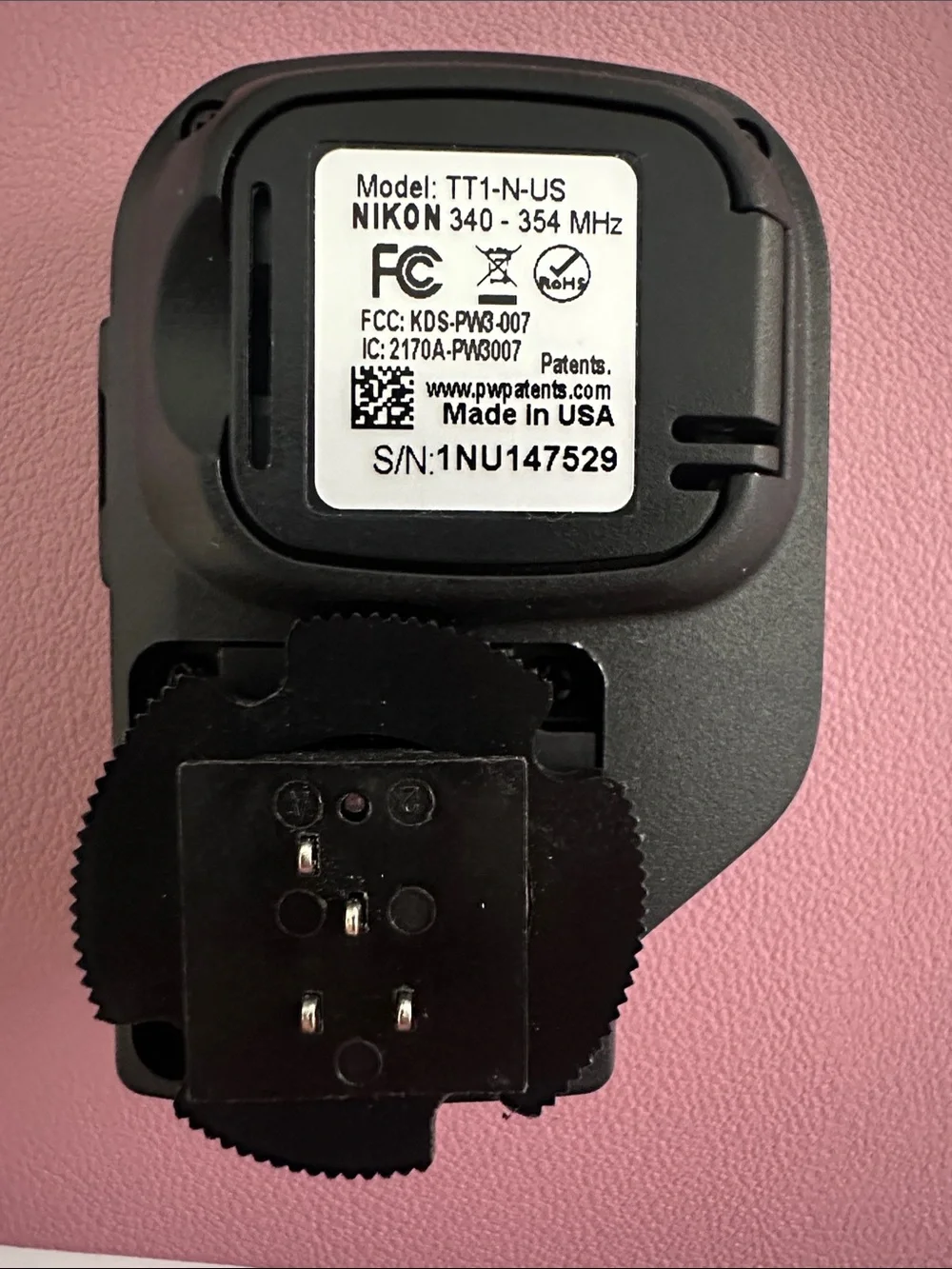 PocketWizard MiniTT1 Transmitter for Nikon